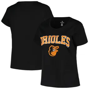 Baltimore Orioles Plus Arch Logo T-Shirt