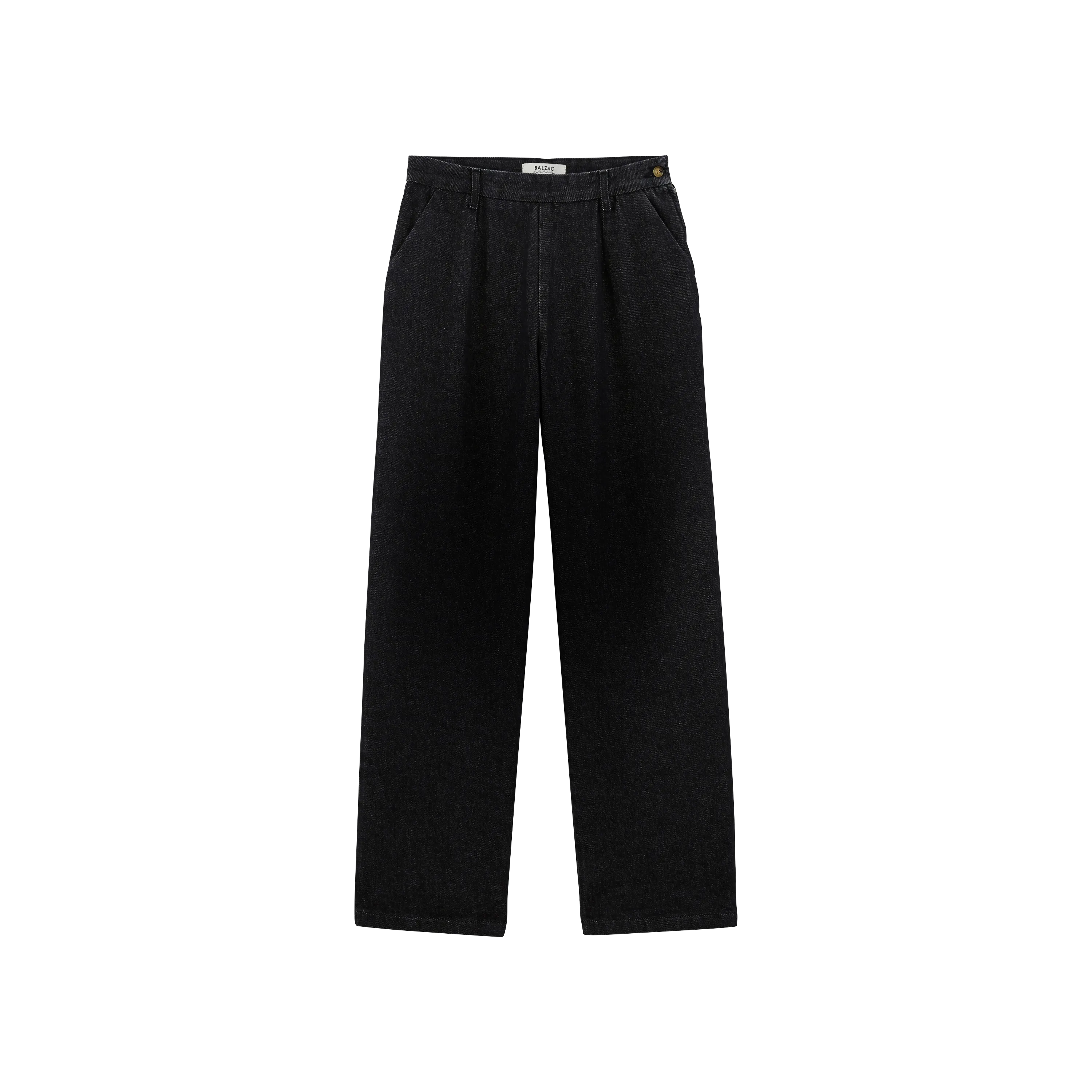 Black Mottled Paolo Pants