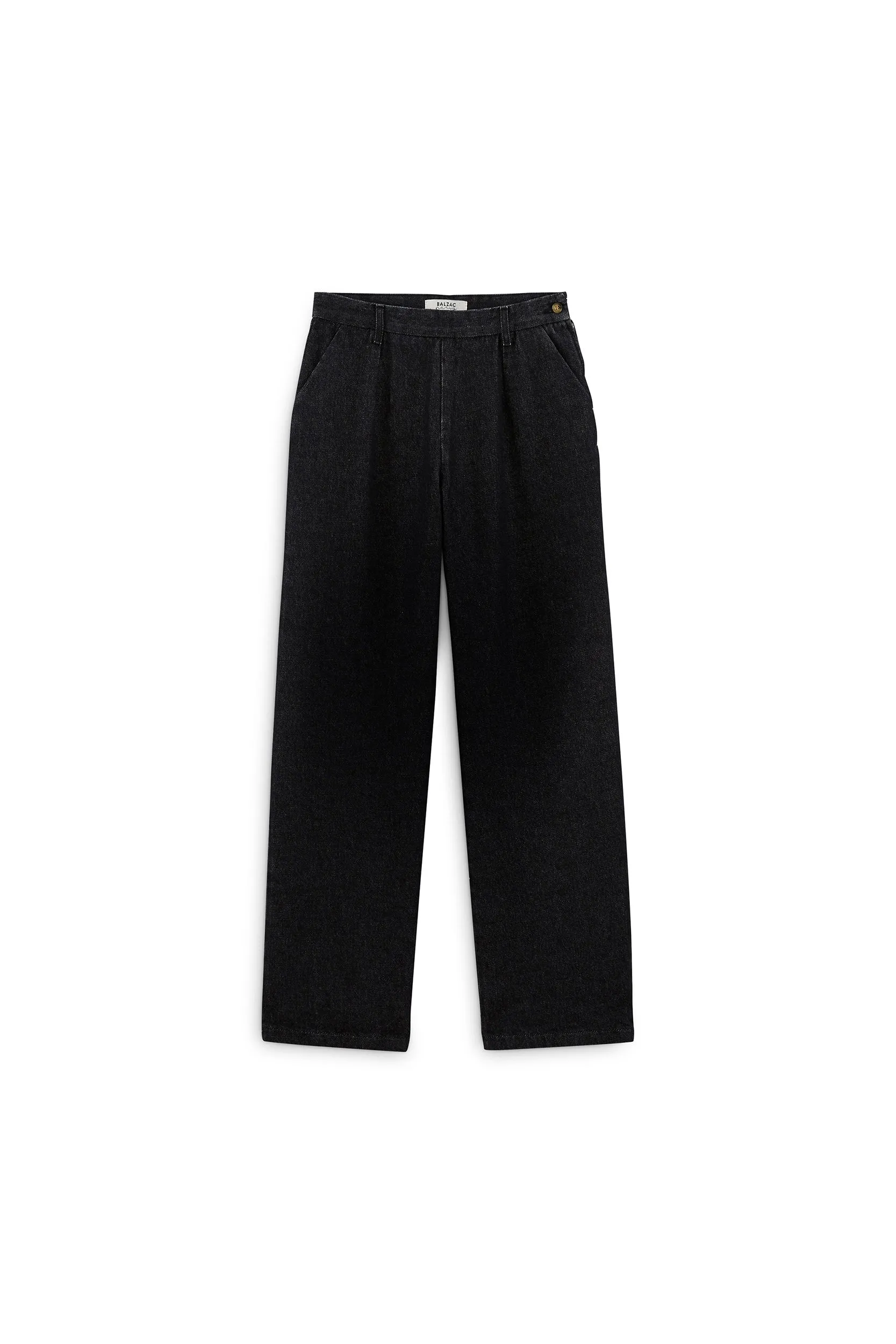 Black Mottled Paolo Pants