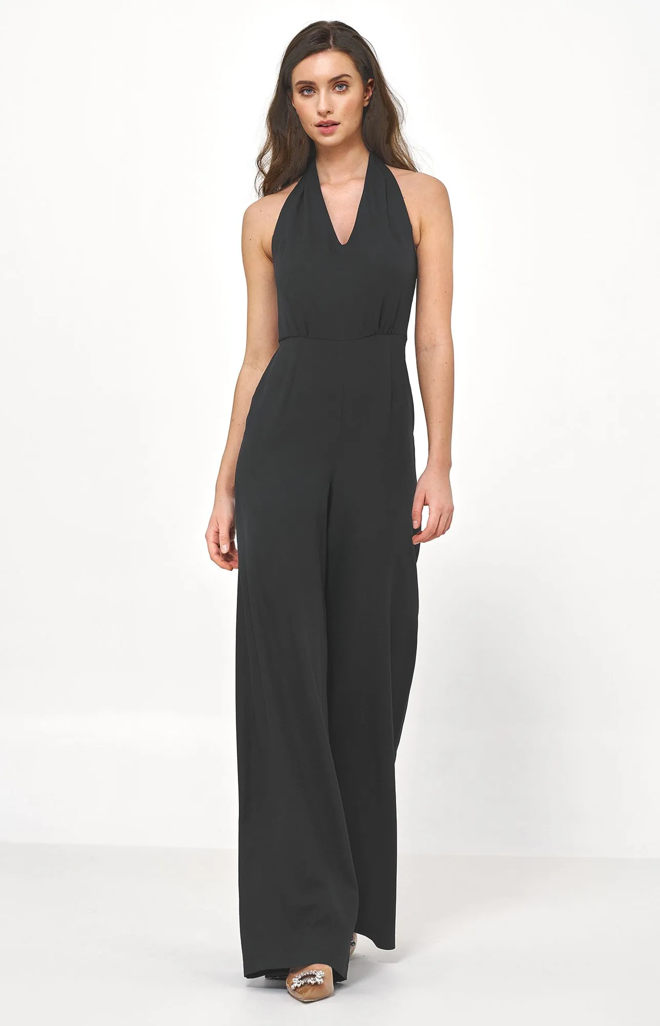 Black Open Back Jumpsuit