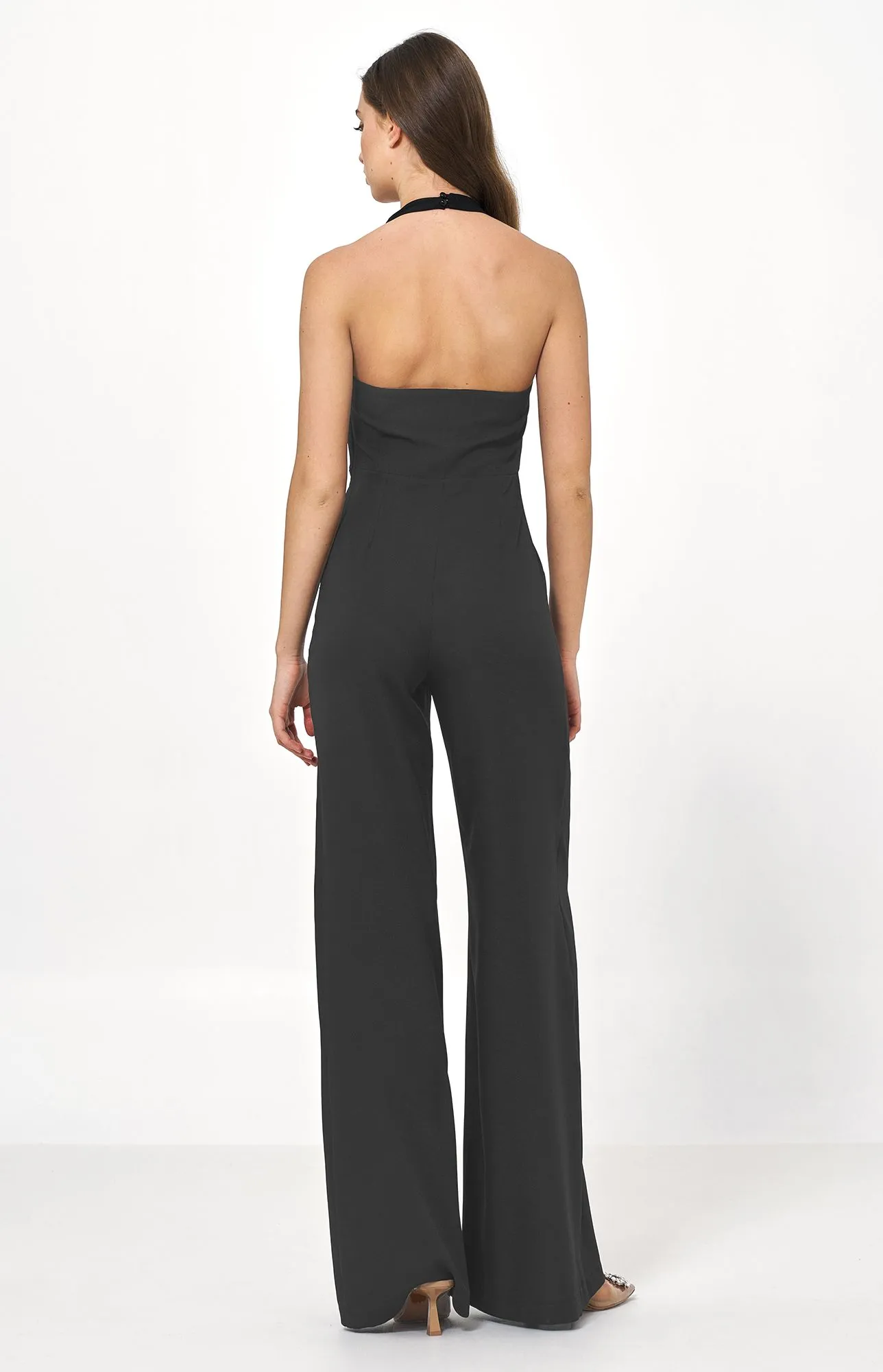 Black Open Back Jumpsuit