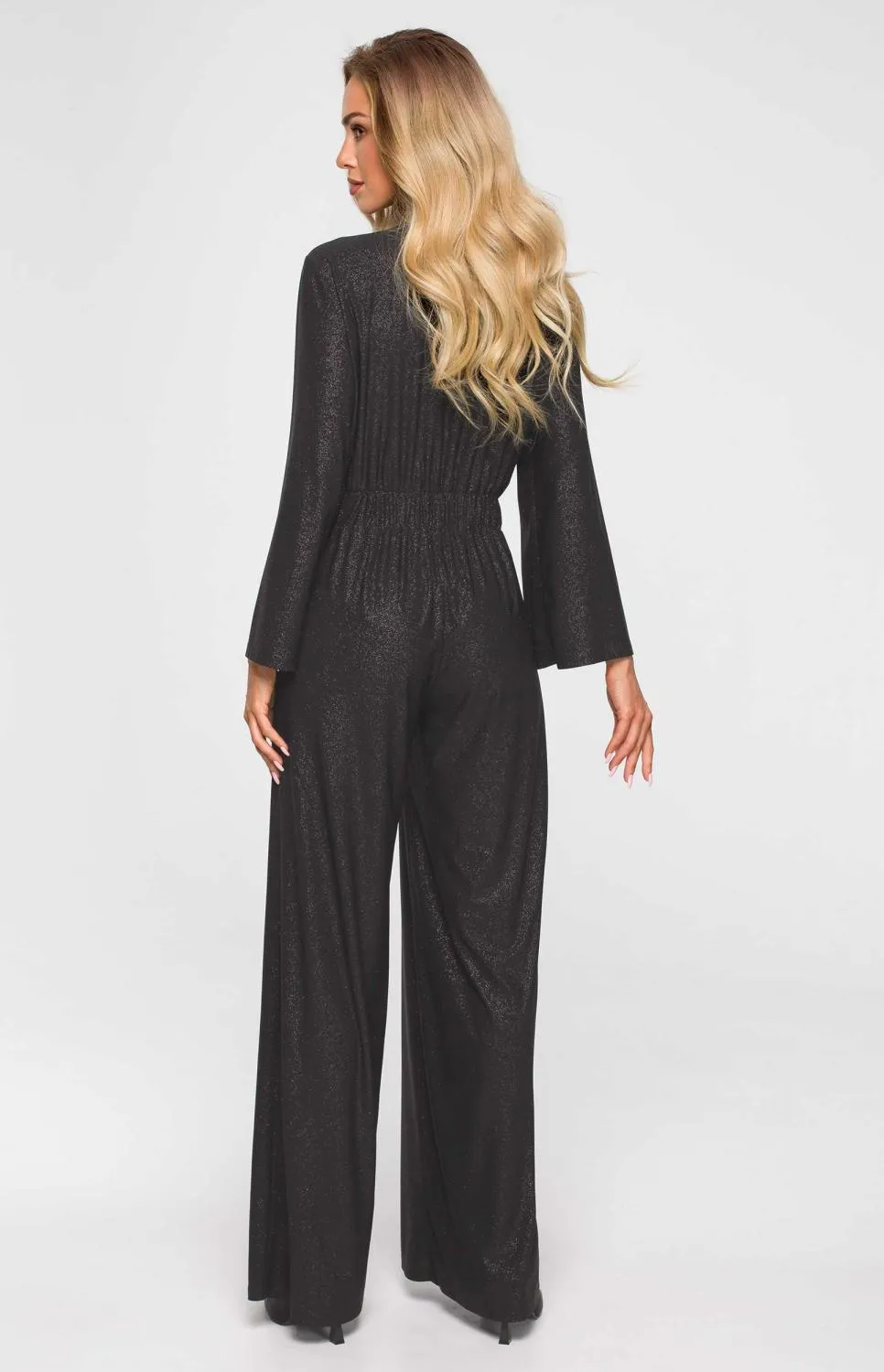 Black Sequin Jumpsuit