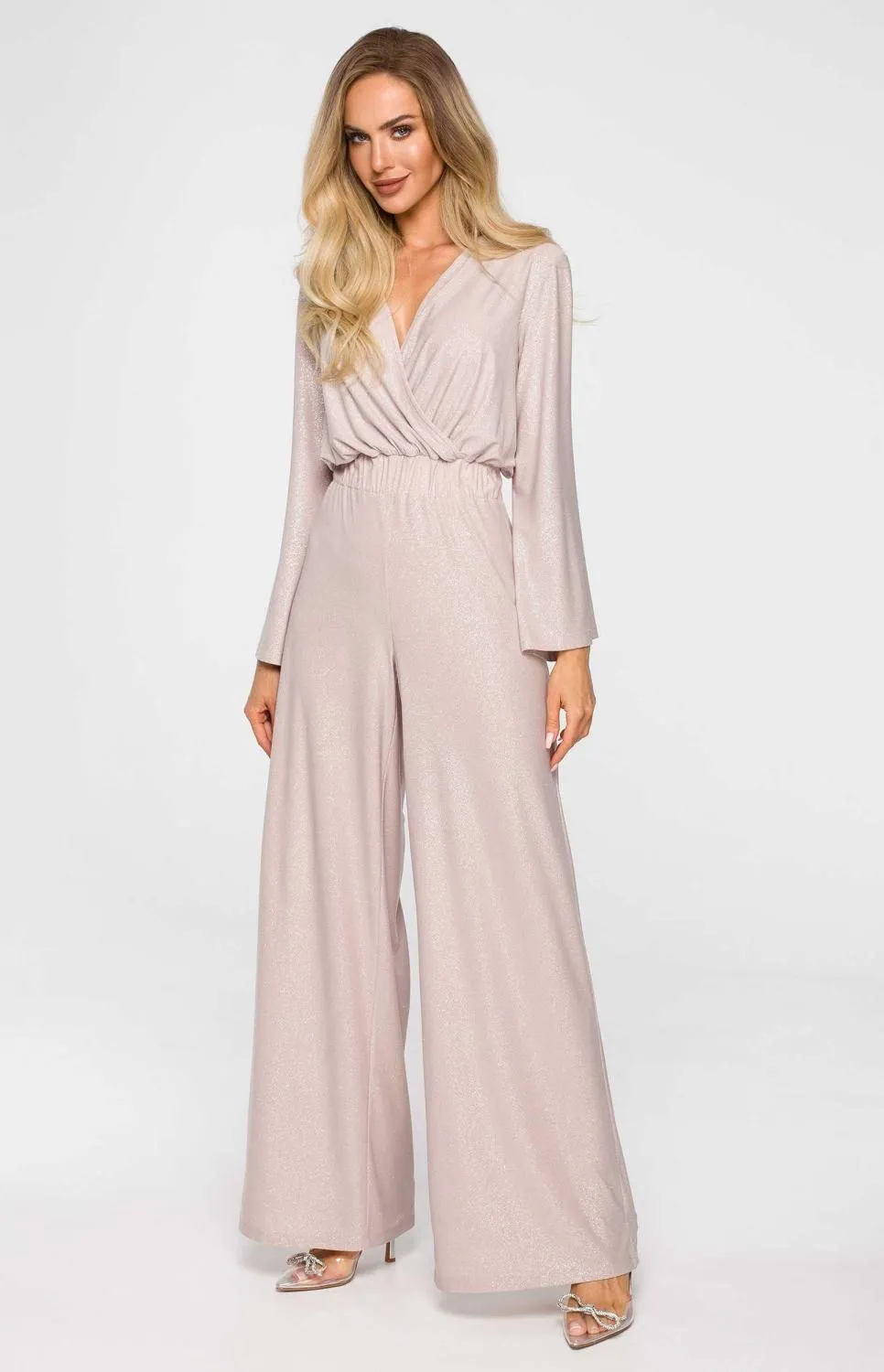 Champagne Sequin Jumpsuit