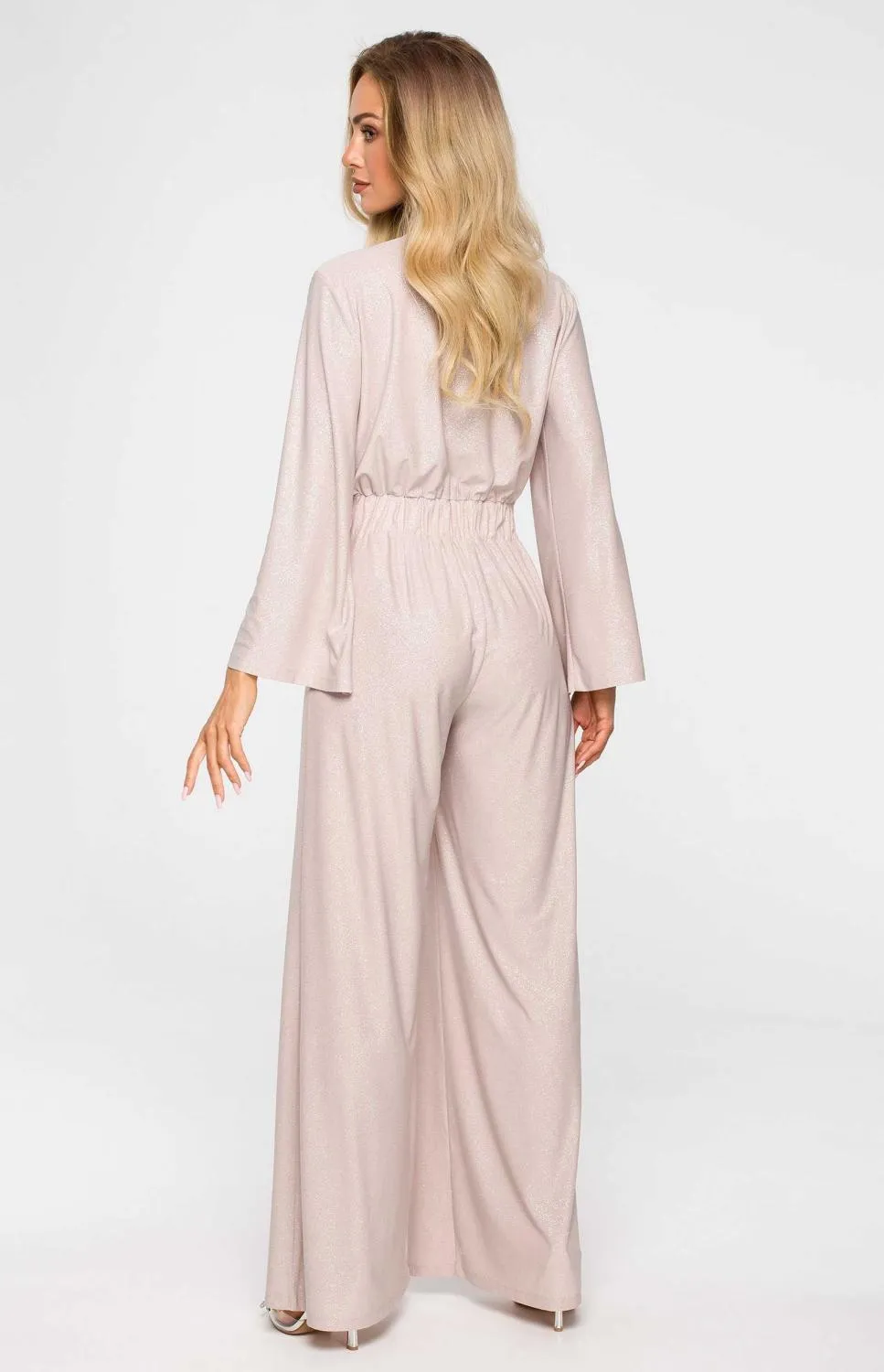 Champagne Sequin Jumpsuit