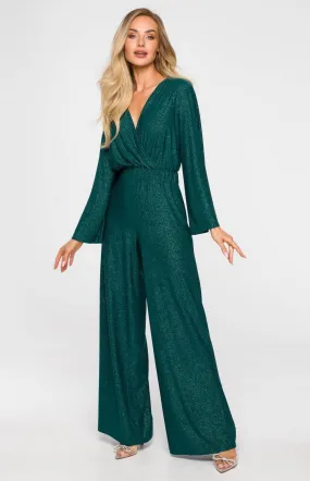 Green Sequin Jumpsuit