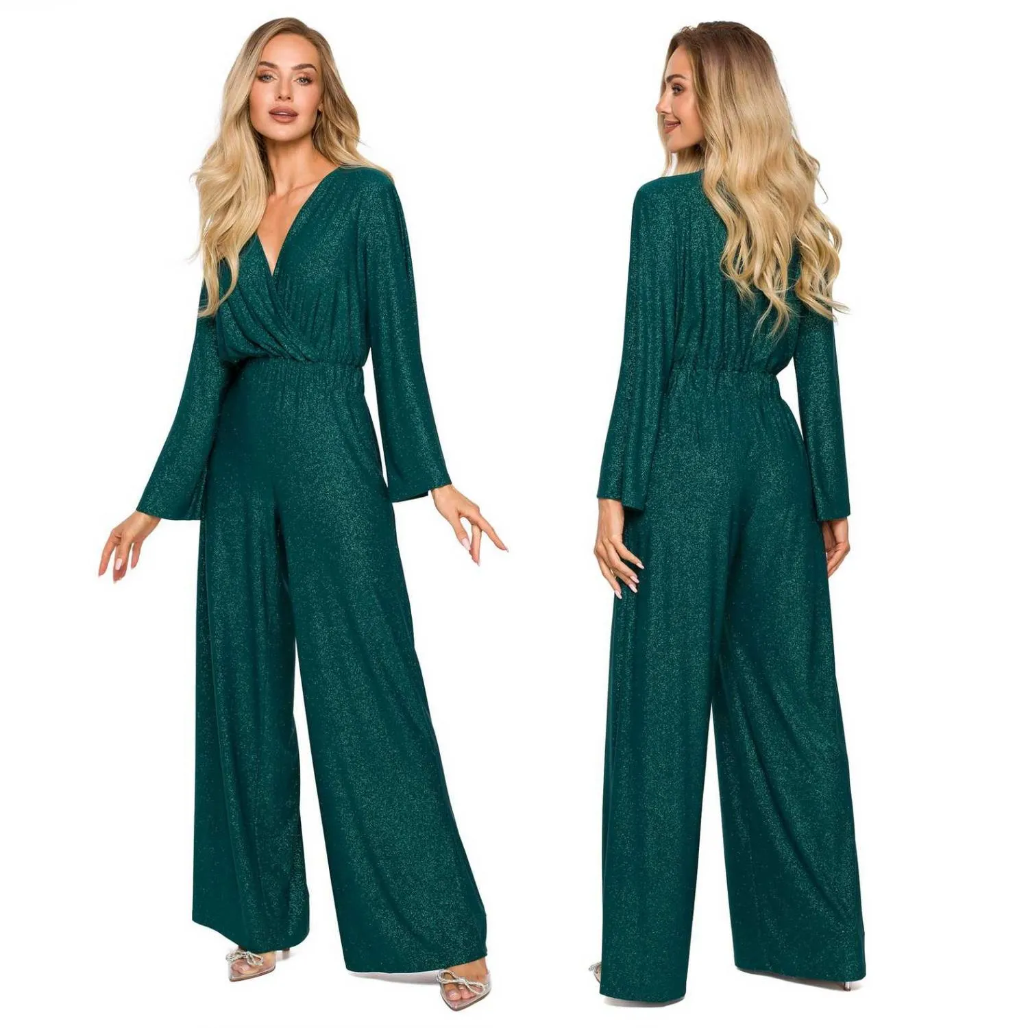 Green Sequin Jumpsuit