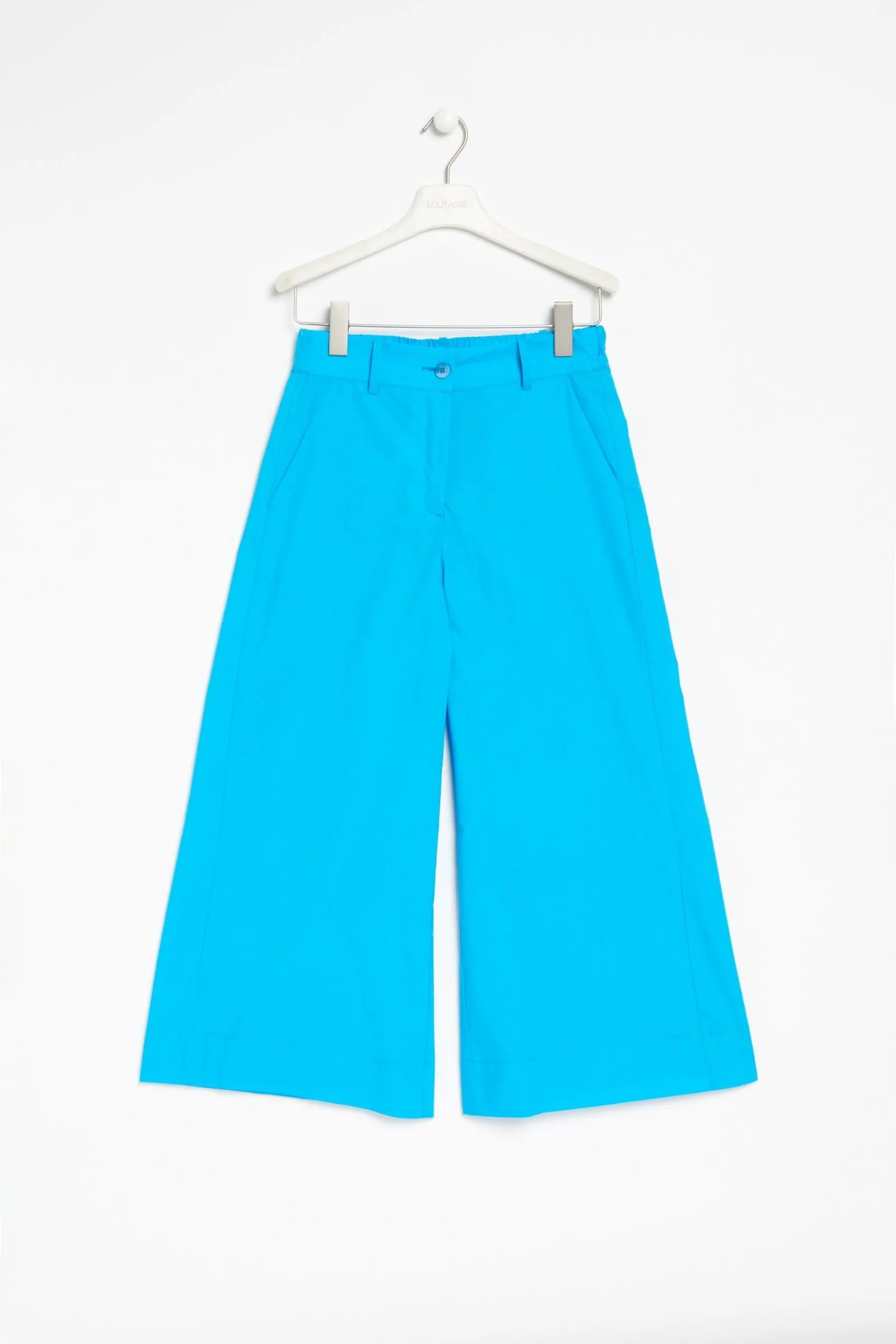 High-Waisted Wide Leg Turquoise Pants by LolitasyL