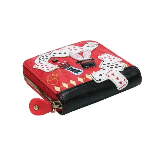 House Of Cards Magic Shop Square Wallet