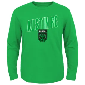 Lids Austin FC Youth Green Showtime Long Sleeve Tee