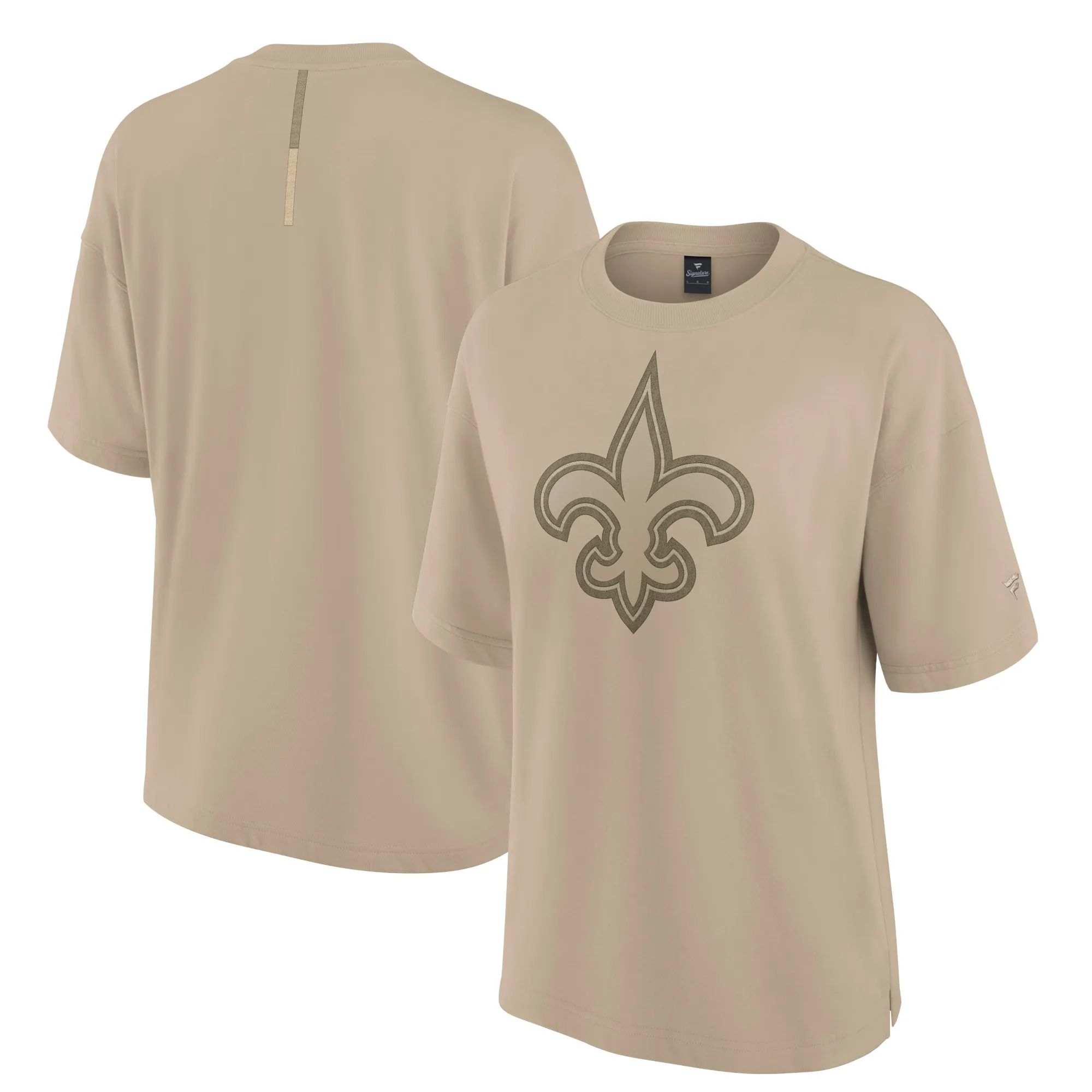 Lids New Orleans Saints Elements Oversized T-Shirt in Khaki by Fanatics