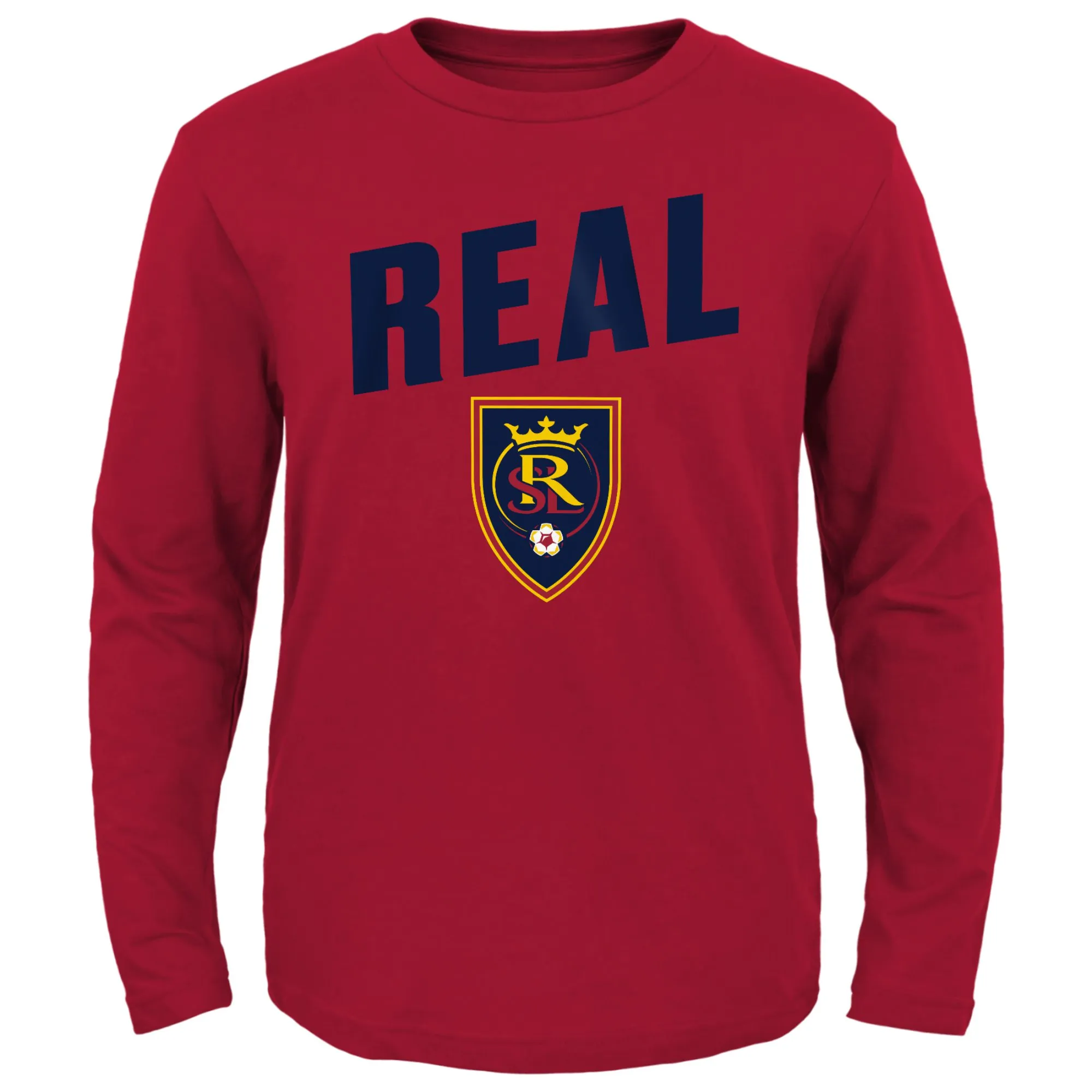 Lids Real Salt Lake Youth Red Showtime Long Sleeve Tee