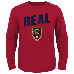 Lids Real Salt Lake Youth Red Showtime Long Sleeve Tee