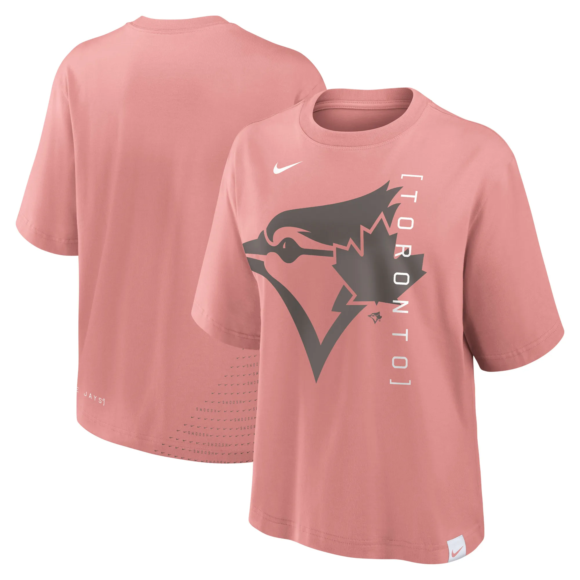 Lids Toronto Blue Jays Statement Boxy T-Shirt in Pink by Nike