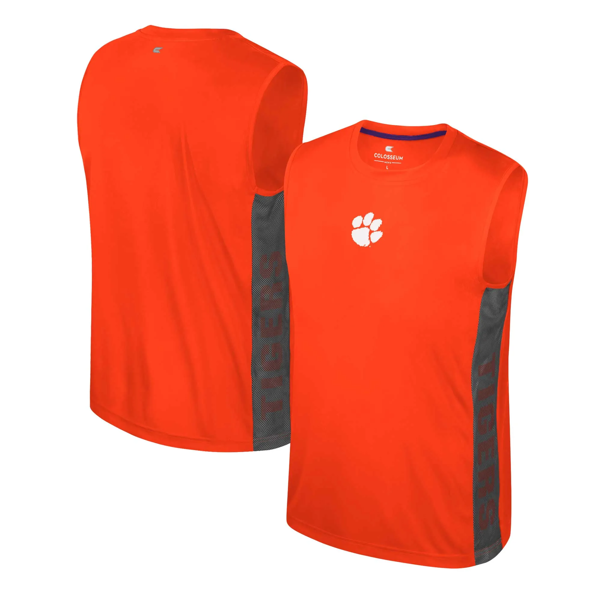 Lids Youth Colosseum Orange Clemson Tigers Sleeveless Tee