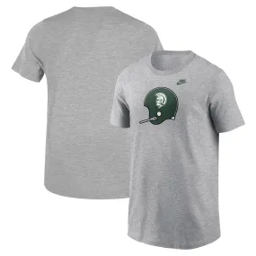 Lids Youth Nike Gray Michigan State Spartans Helmet Tee