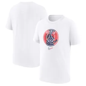 Youth Paris Saint-Germain Crest T-Shirt