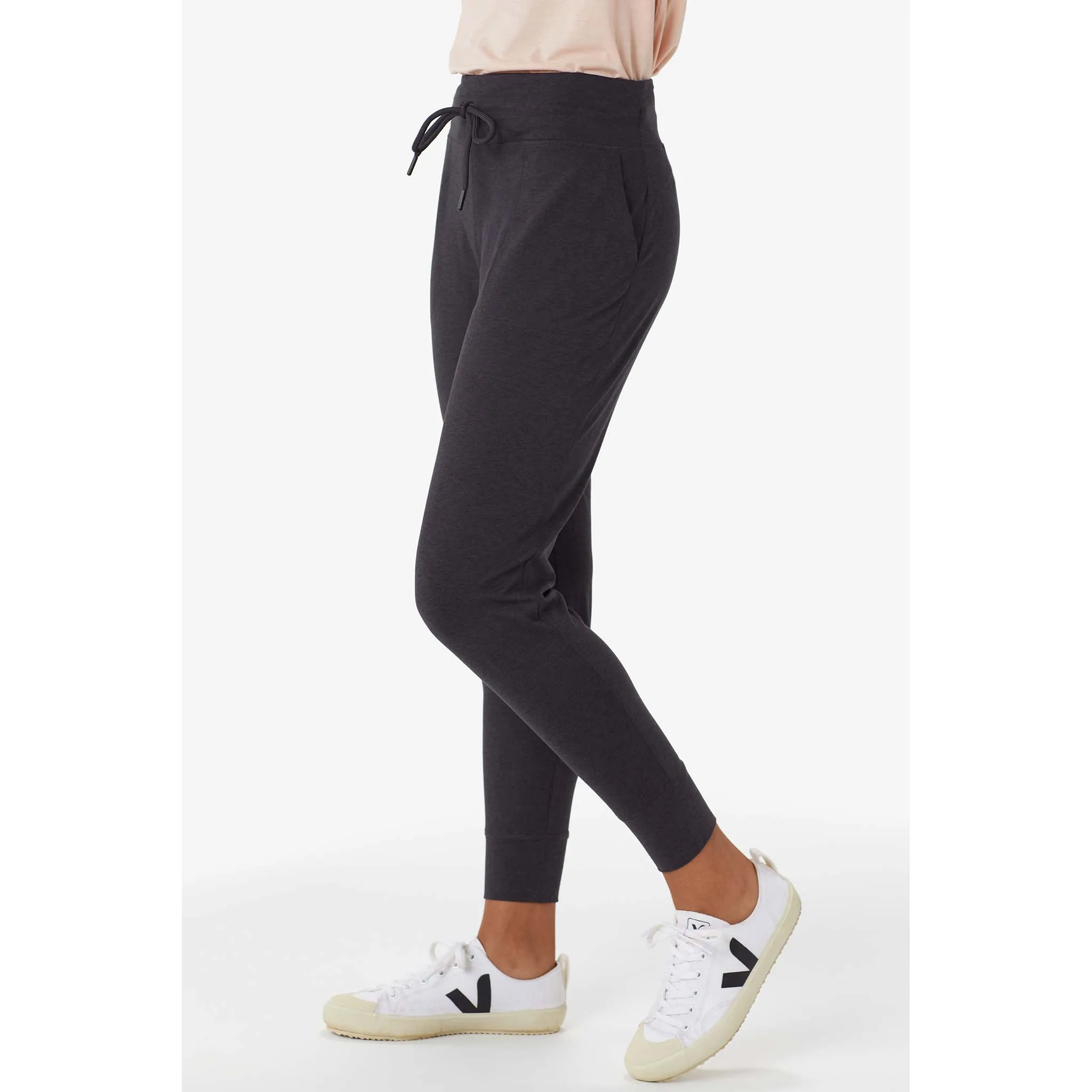 Lole Black Mottled Half Moon Joggers for Women