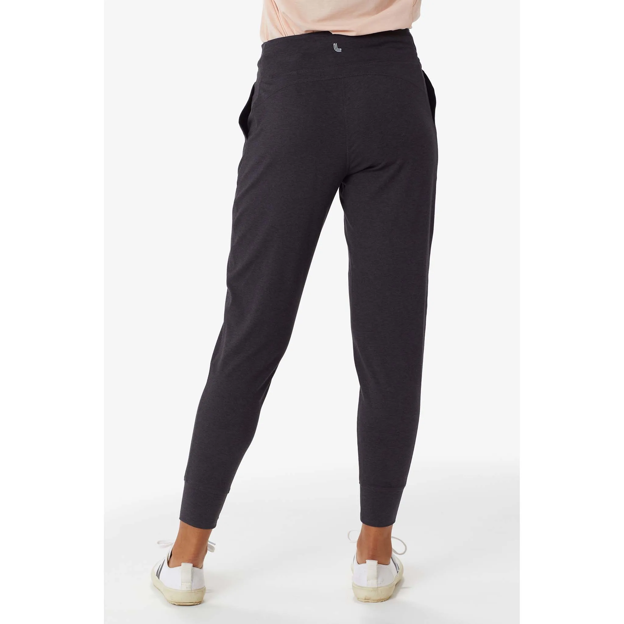 Lole Black Mottled Half Moon Joggers for Women