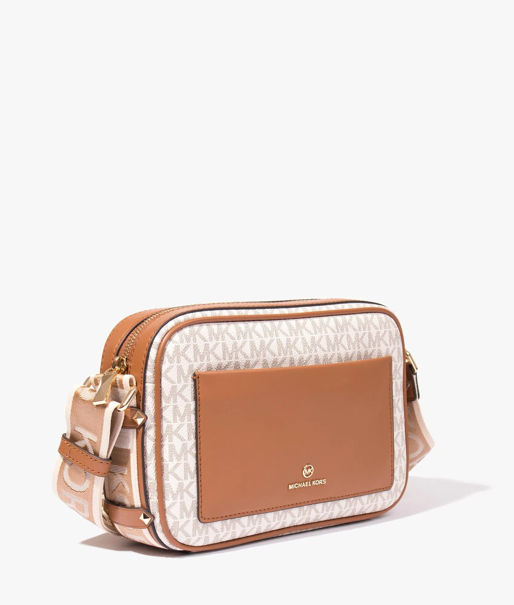 Maeve crossbody in vanilla & acorn