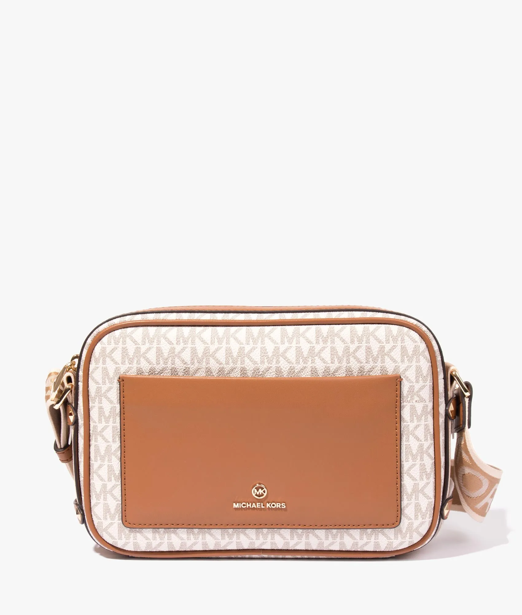 Maeve crossbody in vanilla & acorn