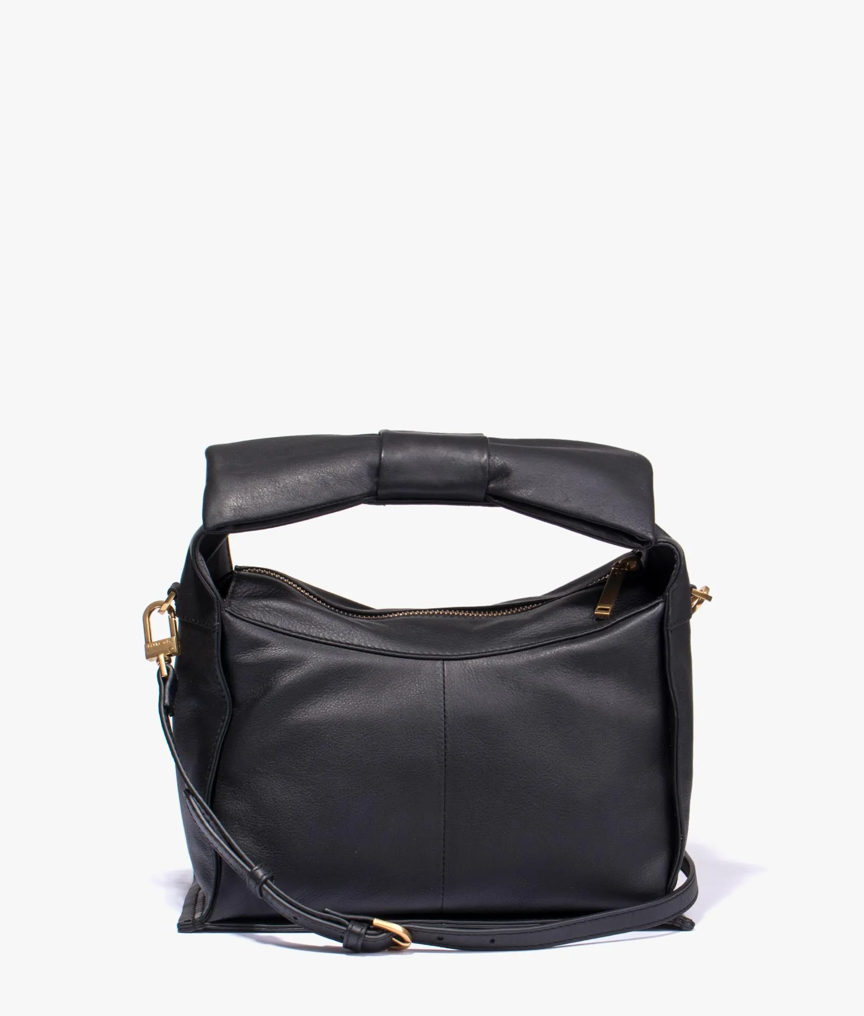 Niasin bow detail crossbody in black