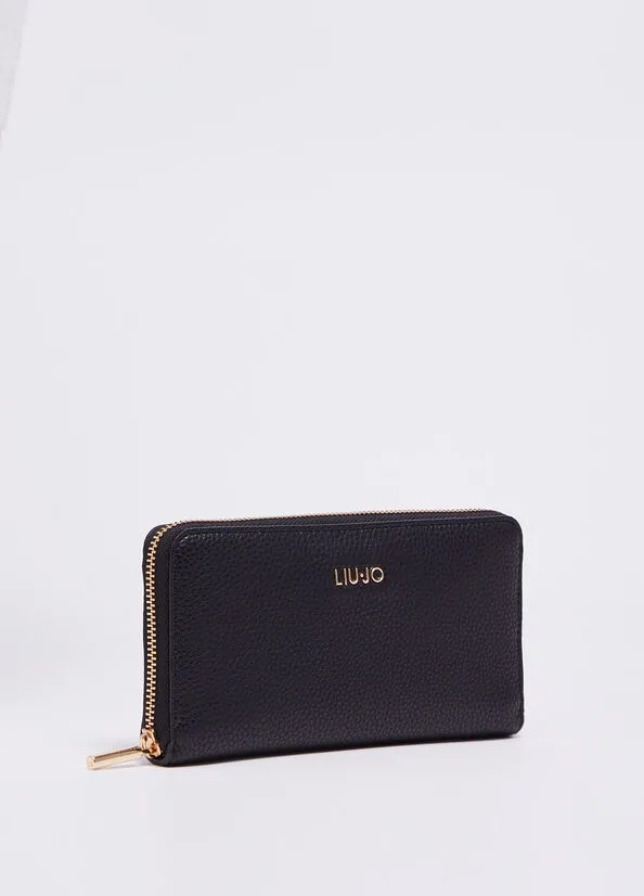 PORTAFOGLIO LIU JO  DONNA WALLET BLACK AF3369 E0086 22222