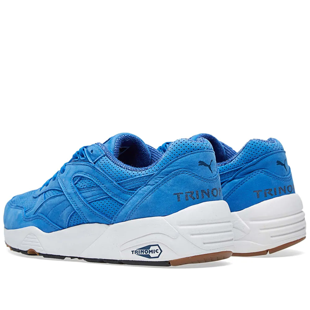 Puma CREAM R698 Perforated Strong Blue and White