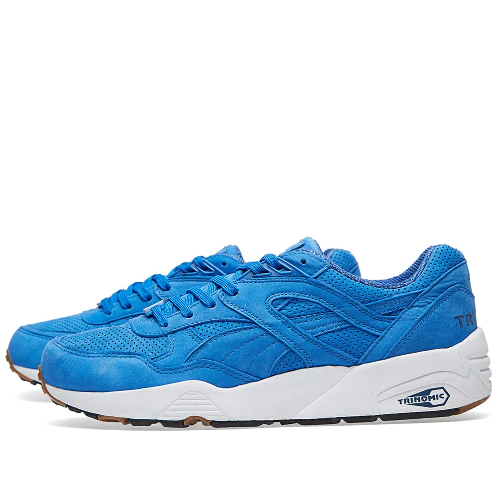 Puma CREAM R698 Perforated Strong Blue and White