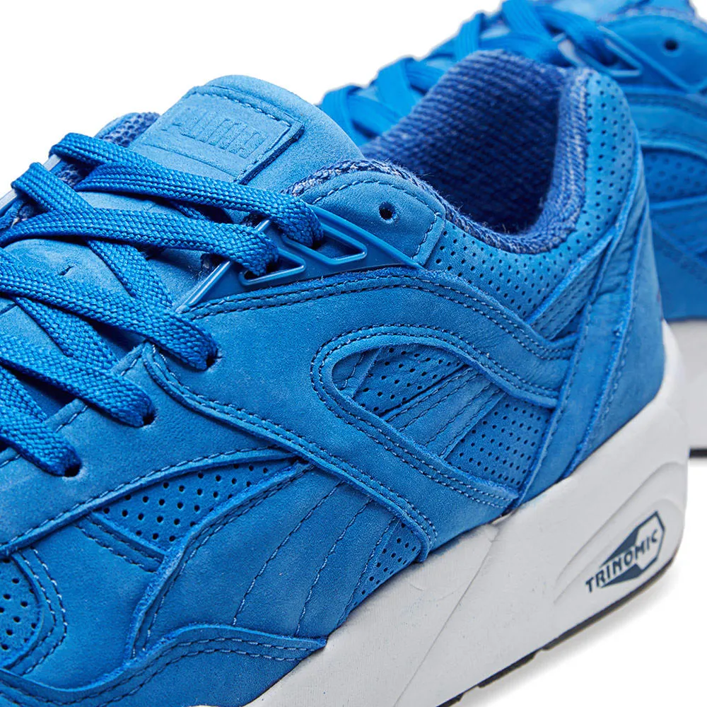 Puma CREAM R698 Perforated Strong Blue and White