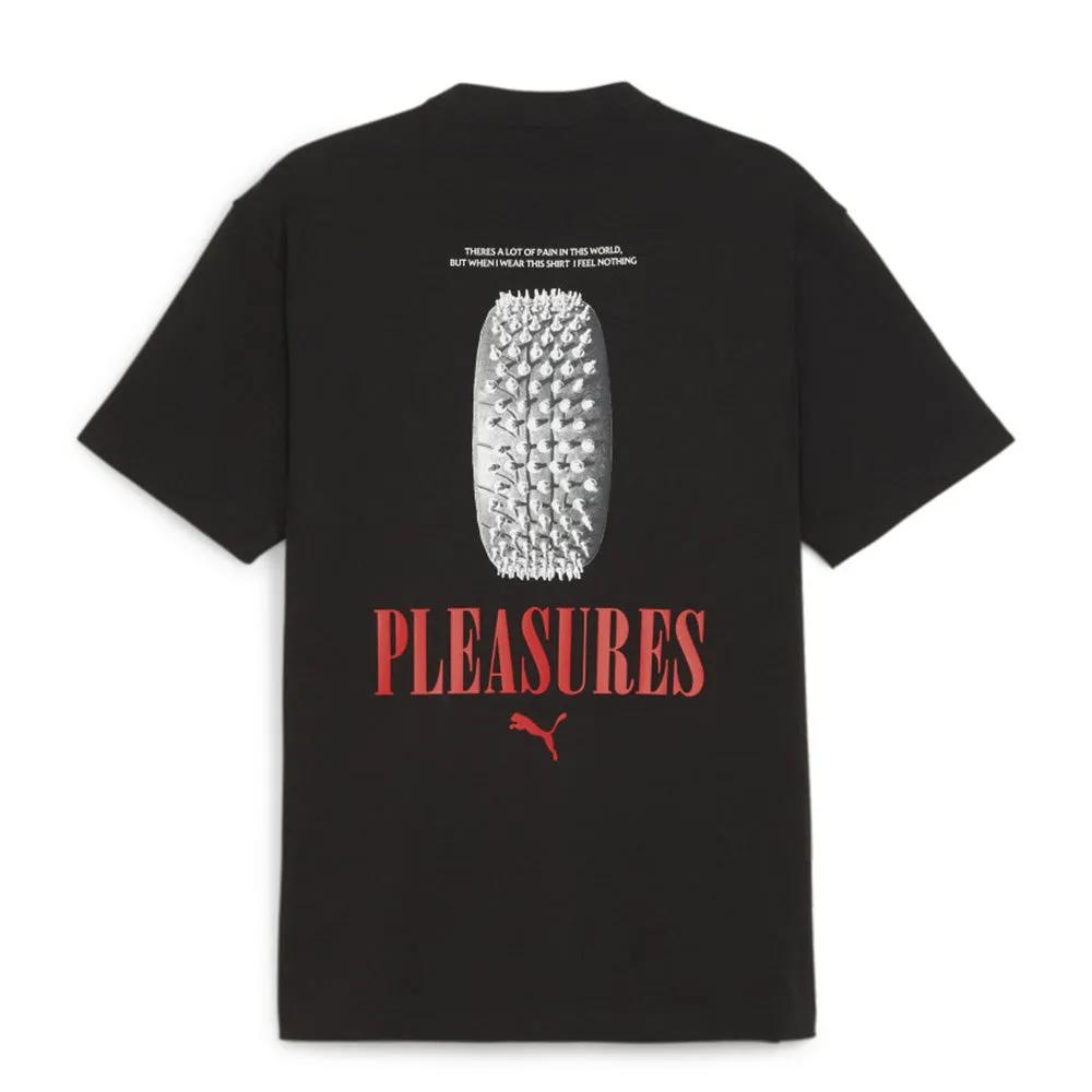 Puma x Pleasures Men's Graphic T-Shirt Black