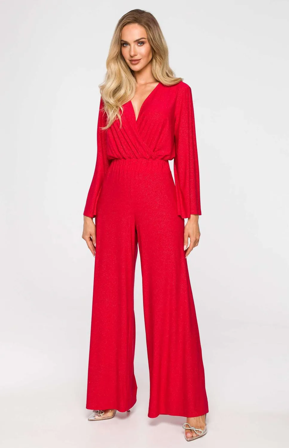 Red Sequin Jumpsuit