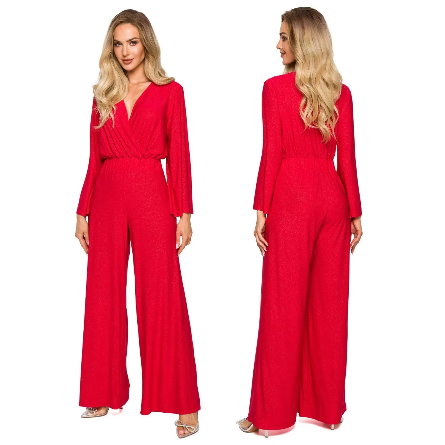 Red Sequin Jumpsuit